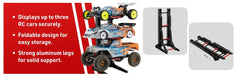 UpGrade RC 3 Layer 1/10 & 1/8 Car Stand (200x240x475mm) W/Carrying Bag-UPG-13010