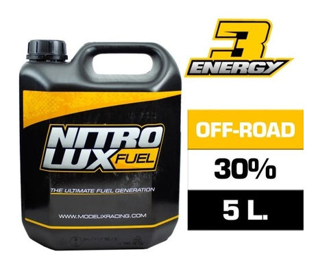 NITROLUX Energy 3 Off-Road PRO Nitro Race Fuel (30%) (5 L.) (1.3 Gal.)-NF01305-PRO