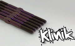 Klinik RC Tekno SCT410 2.0 Titanium Turnbuckle Set - Various colours