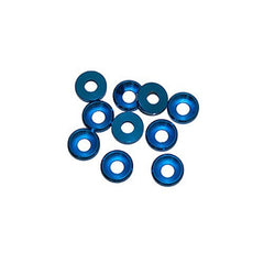 Ultimate Racing 3mm Aluminum Countersunk Washers (10)- Various colours-UR1501