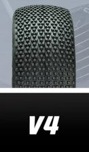 DIALED-RC V4 1/8 Buggy Tires With Inserts (4)