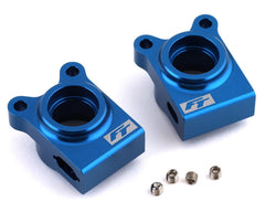 Team Associated RC10B74.1 Factory Team Aluminum Rear Hubs (Blue and Black)