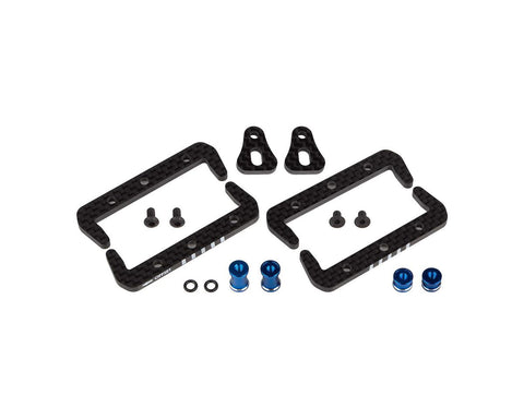 Team Associated RC10B7/B7D Factory Team Carbon Fiber Battery Mount Set-ASC92482