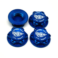 RC-Project 17mm Aluminum Serrated Fine Thread Wheel Nuts (4)-RCPJ-A033