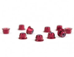 AVID - M3 Flanged Aluminum Locknut | 10 Pack - various colours