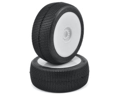 JConcepts Reflex Pre-Mounted 1/8th Buggy Tires (2) (Green) - JCO3121
