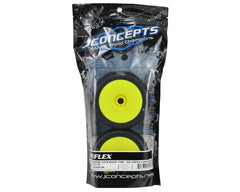 JConcepts Reflex Pre-Mounted 1/8th Buggy Tires (2) (Green) - JCO3121