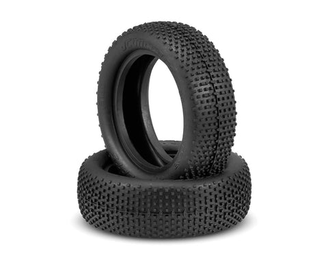 JConcepts Double Dee's V2 2.2" 2WD 1/10 Front Buggy Tires (2) (Green)-JCO3160-02