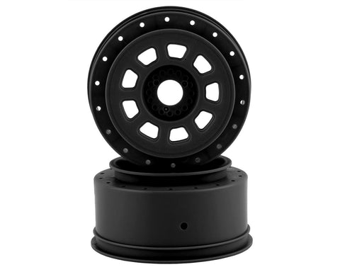 JConcepts 9-Shot Short Course Dirt Oval Wheels (2) (Yellow) w/17mm Hex-JCO3421