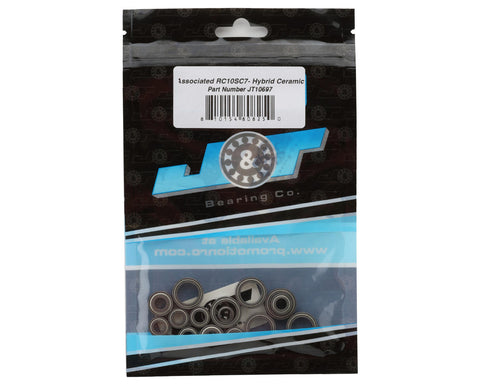 J&T Bearing Co. Team Associated RC10SC7 Ball Bearings Kit (Hybrid Ceramic)-JTB-JT10697