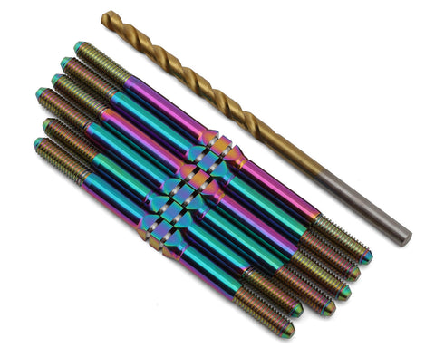 J&T Bearing Co. Associated T6.4 Titanium "Milled'' XD Turnbuckles (various colours)