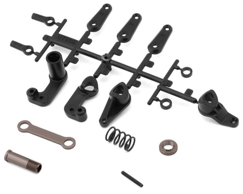 Kyosho Ultima Servo Saver & Bellcrank Set (Gunmetal)-KYOUT006GM