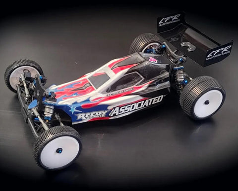 Leadfinger Racing Team Associated RC10B7 Retro-Mod 1/10 2WD Buggy Body (Clear)