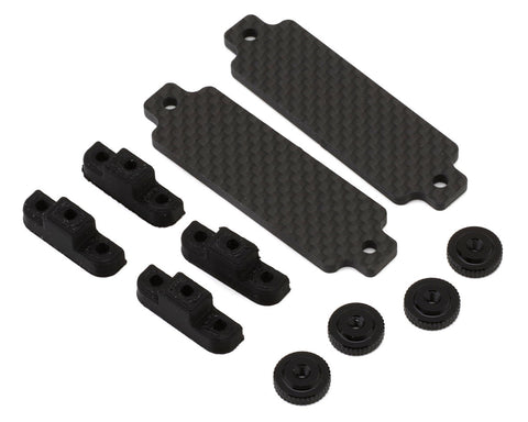 Position 1 RC F8E Carbon Fiber Battery Strap Set (Short Configuration)-NEV100004SPA