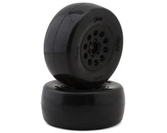 Pro-Motion Slicks SCT Short Course Pre-Mounted Clay Tires (Clay Oro Double Dot)