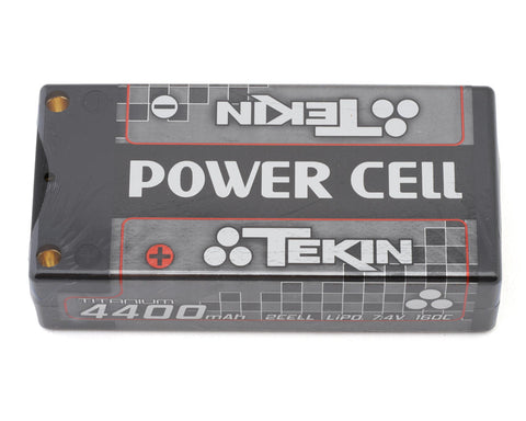 Tekin Titanium Power Cell 2S Shorty LiPo Battery 160C (7.4V/4400mAh) w/5mm Bullets