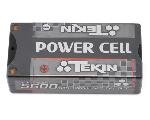 Tekin Titanium Power Cell 2S Shorty LiPo Battery 140C (7.4V/5600mAh) w/5mm Bullets
