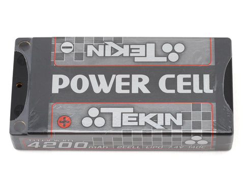 Tekin Titanium Power Cell 2S Shorty ULCG LiPo Battery 140C (7.4V/4200mAh) w/5mm Bullets