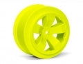 AVID - Sabertooth SC10 +3mm Wheel | Black-Yellow-White | Pair