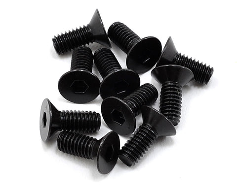 Tekno RC 4x10mm Flat Head Screw (10)-TKR1343