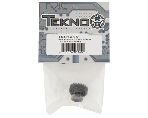 Tekno RC Steel Mod 0.8 Pinion Gear (5mm Bore) (19T)-TKR4279