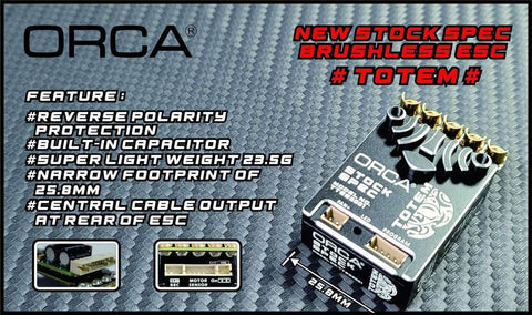 ORCA Totem Stock Spec TTSS9001 2S ESC-ES22TOTEM2S
