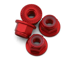 UpGrade RC Aluminum 4mm Serrated Wheel Nuts (4)