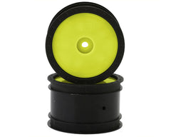 Whitz Racing Products 1/10 Whiplash Rear 2.2" Sprint Car Wheels (Yellow) (2) (12mm Hex)