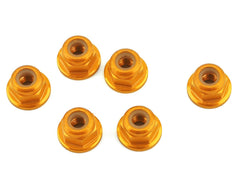 1UP Racing 3mm Aluminum Flanged Locknuts (various colours) (6)