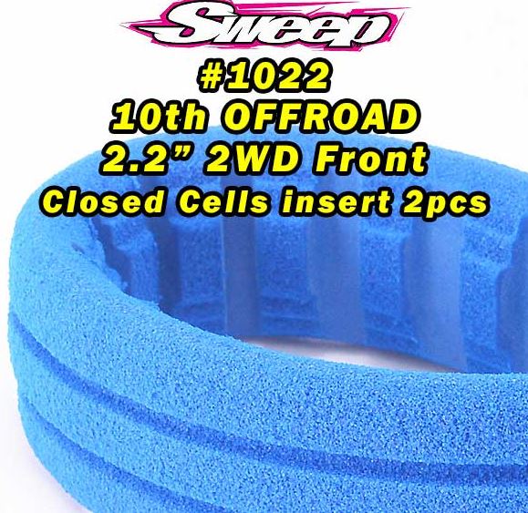 Sweep  10th Buggy 2.2" Front 2WD MATCHED Closed Cells Insert