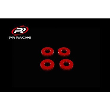 PR Racing Washer Set (3x6x0.9mm) (Red) (4pcs)