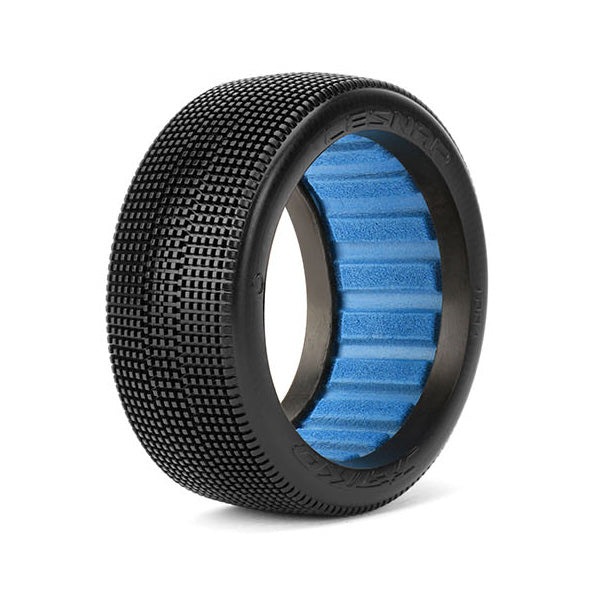 Jetko - Lesnar 1/8 Buggy Tires, with Inserts (Blue Grey) (2)