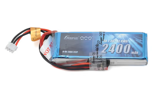 Gens Ace 2S LiPo Receiver Battery Pack (7.4V/2400mAh) (Mugen/AE/8ight-X)