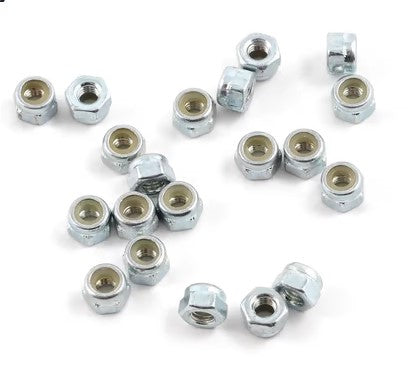 ProTek RC 3mm "High Strength" Nylon Locknut (20)