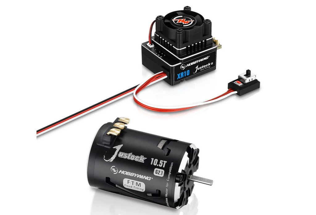 Hobbywing XR10 Justock G3 Sensored Brushless ESC/SD G2.1 Motor Combo  (10.5,13.5,17.5)