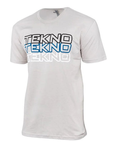 Tekno RC Stacked Logo T-Shirt (Light Grey)