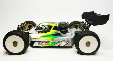 Leadfinger Racing A2.1 Tactic - A2.1 Tactic body (clear) w/front wing for TLR 8IGHT-X nitro buggy
