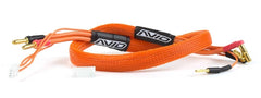 AVID - 2S Charge Lead Cable w/4mm & 5mm Bullet Connector (2') (various colours)