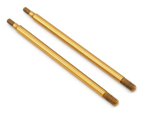 Team Associated RC8T3 42.5mm Ti-Nitride Rear Shock Shaft (2)-ASC81173