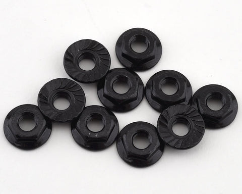 Team Associated M4 Low Profile Serrated Steel Wheel Nuts (10)