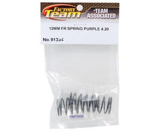 Team Associated 12mm Front Shock Spring (Purple/4.20lbs)