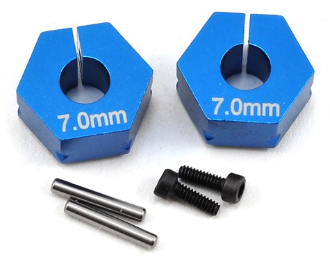 Team Associated 7.0mm Factory Team Aluminum Clamping Wheel Hex (2)-ASC91610