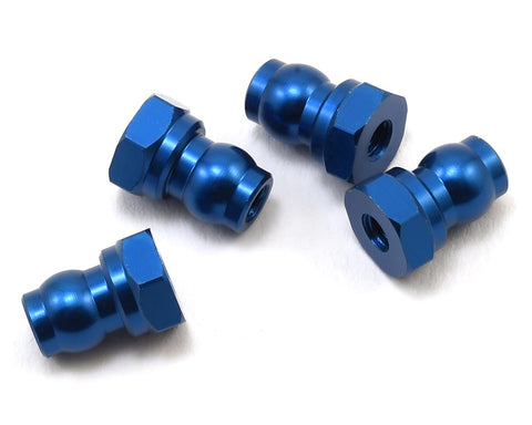 Team Associated 10mm Aluminum Shock Bushings (Blue)
