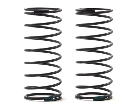 Team Associated 12mm Front Shock Spring (2) (Green/3.10lbs)