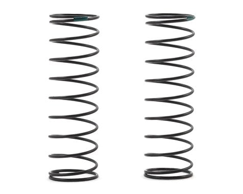 Team Associated 12mm Rear Shock Spring (2) (Green/1.80lbs) (61mm Long)
