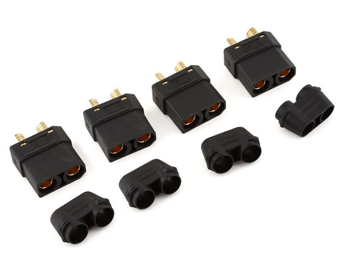 DragRace Concepts XT90 Male Connectors (Black) (1)
