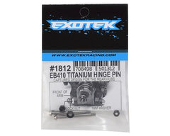 Exotek EB410 Titanium Rear Hub Locking Captured Hinge Pins (2)