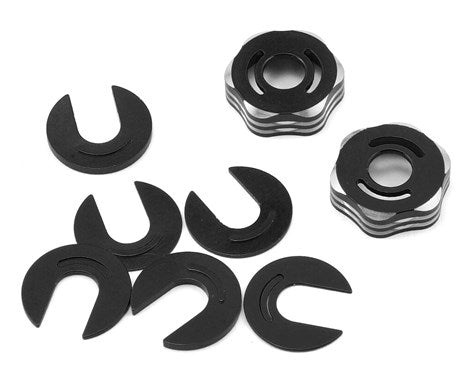 JConcepts RC8B3/RC8T3 Suspension Arm Cap & Camber Shim Set (Black)