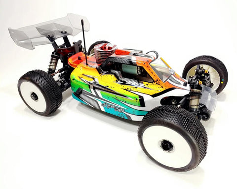 Leadfinger Racing A2.1 Tactic - HB D819/E819 A2.1 Tactic 1/8 Buggy Body w/Front Wing (Clear)