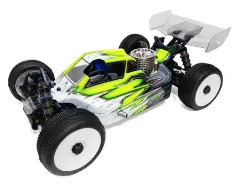 Leadfinger Racing A2.1 Tactic - Tekno NB48 2.0 A2.1 Tactic 1/8 Buggy Body w/Front Wing (Clear)